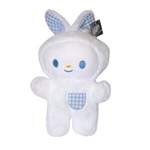 2014 Wawayihaocang White Bunny Rabbit Lovey Soft Plush Stuffed Toy 9"